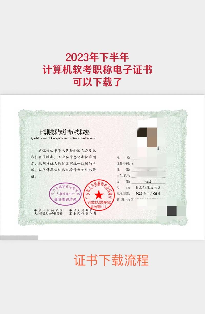 2023下半年計算機軟考電子證書開放下載，職場進階與咨詢服務雙管齊下
